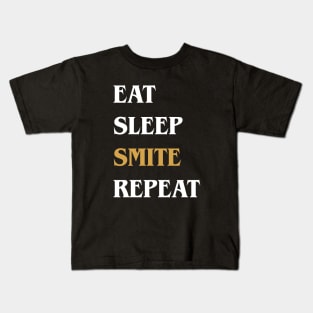 Eat Sleep Smite Repeat - Paladin RPG Kids T-Shirt